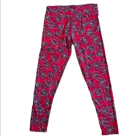 Lularoe fish leggings size tall and curvy - Picture 1 of 7